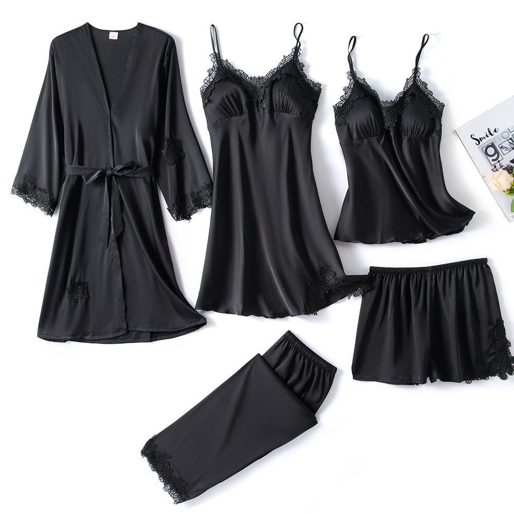 Elegant Satin Pajama Set | Luxurious Sleepwear with Adjustable Straps for Women