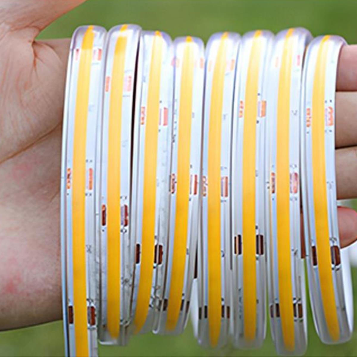 Solar-Powered Flexible Pathway Light Strip 16.4 ft Warm Glow Waterproof Deck Stair Accent Lighting for Patios Driveways Garden Borders Pergo
