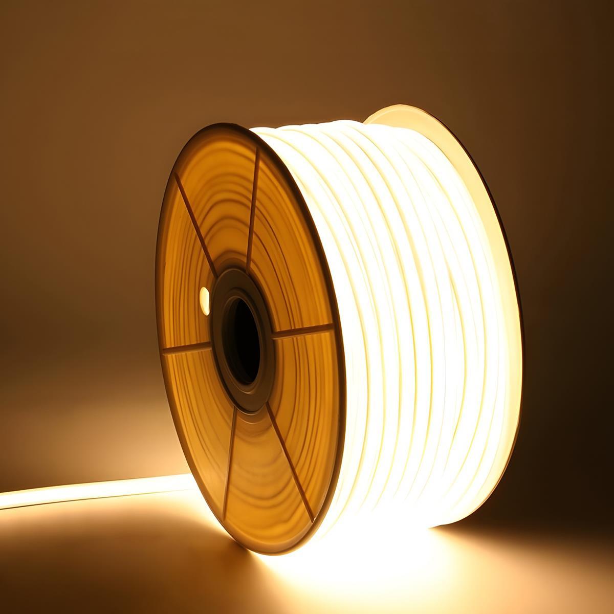 Solar-Powered Flexible Pathway Light Strip 16.4 ft Warm Glow Waterproof Deck Stair Accent Lighting for Patios Driveways Garden Borders Pergo