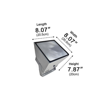 Weatherproof Color-Changing LED Spotlight 24W Cast Aluminum Housing RGB Landscape Lighting for Yard Trees Pathways Driveway Accent