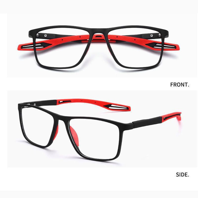 Progressive Reading Glasses Titanium Frame Blue Light Blocking Multi-Focus Lenses for Computer Work & Everyday Use