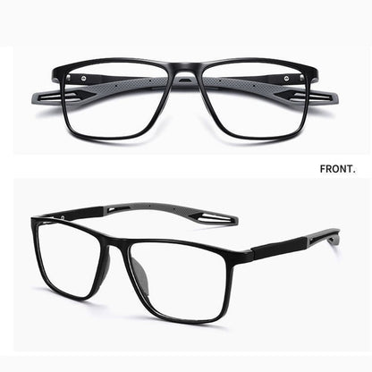Progressive Reading Glasses Titanium Frame Blue Light Blocking Multi-Focus Lenses for Computer Work & Everyday Use