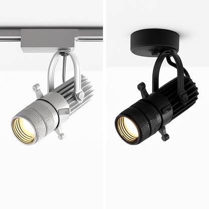 Dimmable LED Track Spotlight with Adjustable Beam Angle for Kitchen, Dining Room & Retail Display