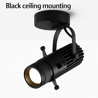 Dimmable LED Track Spotlight with Adjustable Beam Angle for Kitchen, Dining Room & Retail Display