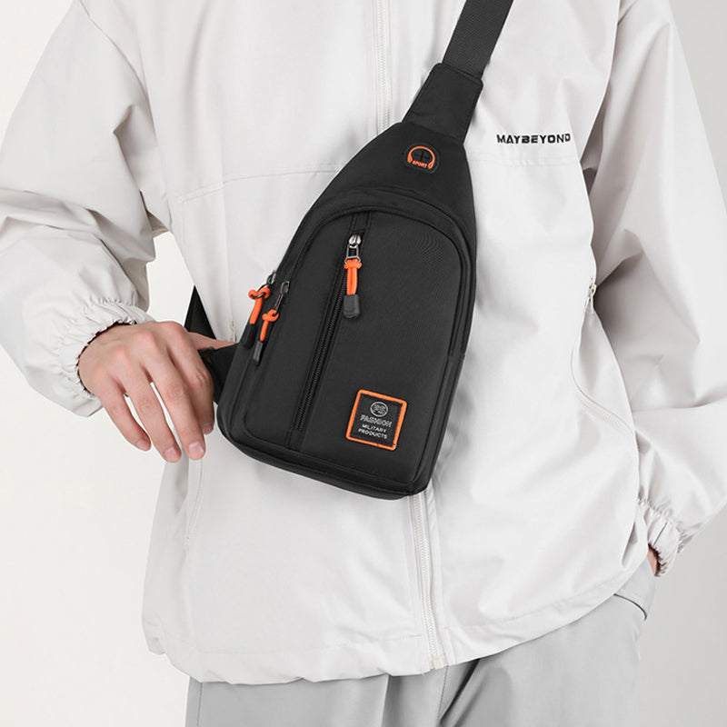 Compact Crossbody Bag with Organized Compartments & Weather-Resistant Shell for Daily Commute