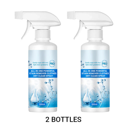 Fabric Stain Remover Spray for Clothes & Upholstery – Deep-Cleaning Formula for Grease, Ink & Food Stains – 10.1 fl oz Bottle for Everyday U