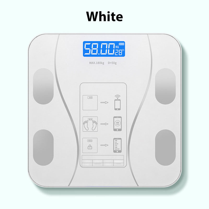 Bluetooth Smart Body Scale with Body Fat Analyzer – Tracks Weight, BMI, Muscle Mass & Hydration for Fitness Goals at Home