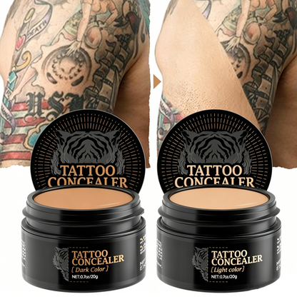Two-Tone Water-Resistant Concealer Cream for Scars, Blemishes & Skin Discoloration – Custom Match Coverage