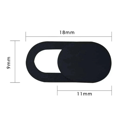 Webcam Privacy Covers Ultra-Thin Sliding Lens Blockers for Laptops Phones Tablets Computers Desktop Security Shield 6-Pack Black White