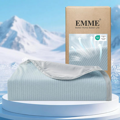 Chill Comfort | Breathable Cooling Blanket with Double-Sided Design | Lightweight Throw for Hot Sleepers and Night Sweats