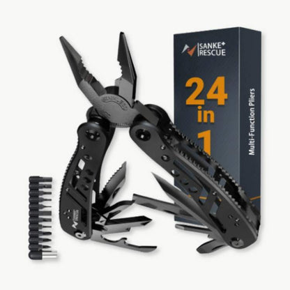 All-in-One Wire Stripper & Crimping Pliers – 24-Function Multi-Tool for Electrical Work, Home Repair & Fieldwork