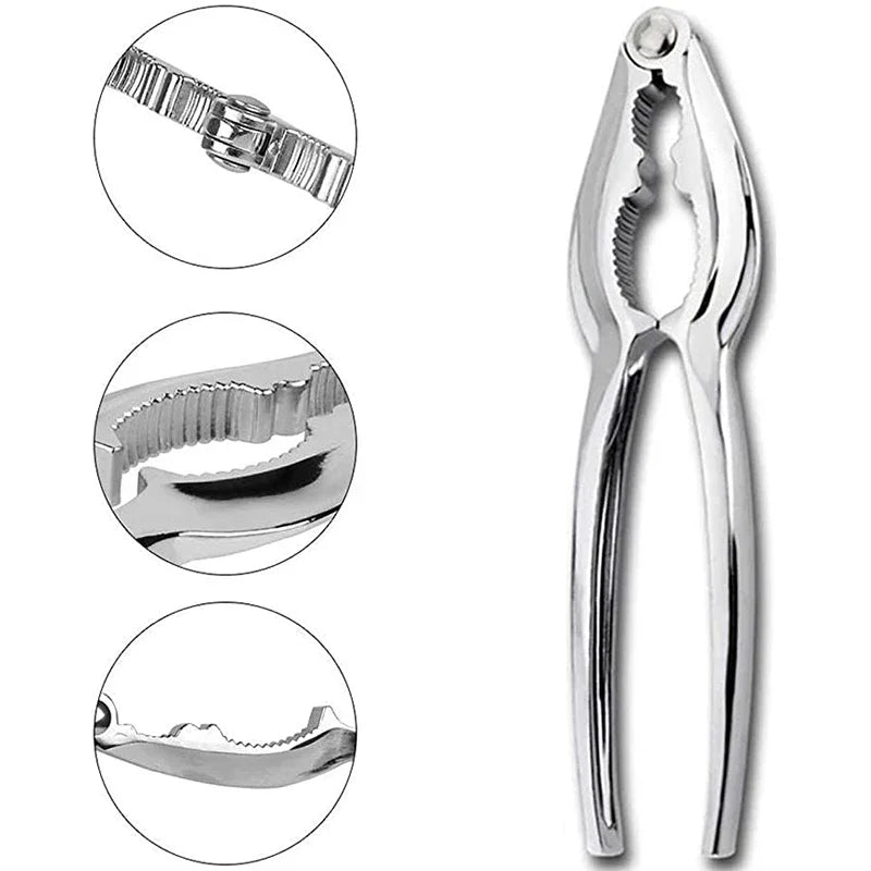 Seafood Tool Kit - Stainless Steel Crab Crackers and Lobster Forks