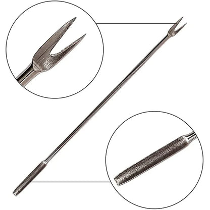 Seafood Tool Kit - Stainless Steel Crab Crackers and Lobster Forks