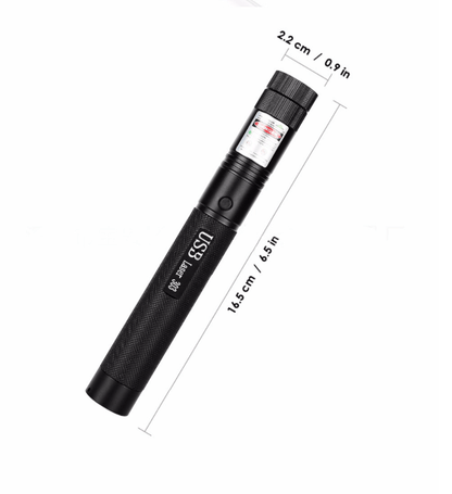Rechargeable Long-Range Laser Pointer with Adjustable Focus for Presentations and Stargazing