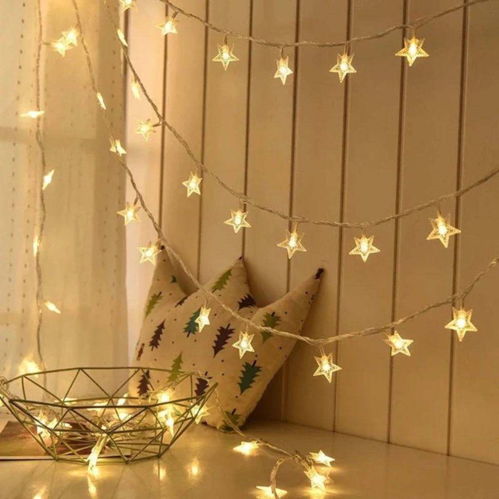 Battery Powered String Lights for Kids Room Warm White Glow Decorative LED Strand Light Bedroom Playroom Nursery Wall Decor