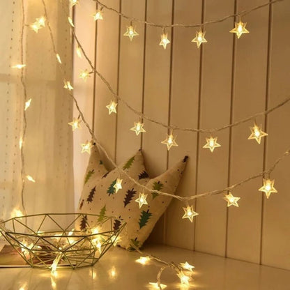 Battery Powered String Lights for Kids Room Warm White Glow Decorative LED Strand Light Bedroom Playroom Nursery Wall Decor