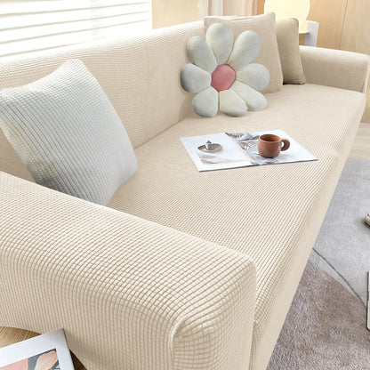 Stretch Sofa Slipcover with Non-Slip Grip – Furniture Protector for Living Room Couch | Fits 1-4 Seater Sofas | Pet & Stain Resistant