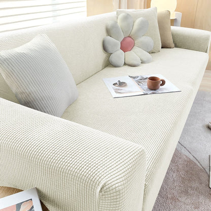 Stretch Sofa Slipcover with Non-Slip Grip – Furniture Protector for Living Room Couch | Fits 1-4 Seater Sofas | Pet & Stain Resistant