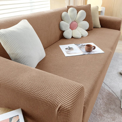 Stretch Sofa Slipcover with Non-Slip Grip – Furniture Protector for Living Room Couch | Fits 1-4 Seater Sofas | Pet & Stain Resistant