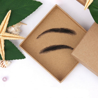 Temporary Adhesive Eyebrow Hairpieces for Natural Fuller Brows – Reusable 4D False Eyebrows for Women & Men
