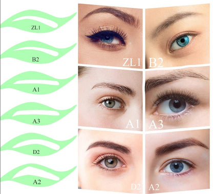 Temporary Adhesive Eyebrow Hairpieces for Natural Fuller Brows – Reusable 4D False Eyebrows for Women & Men