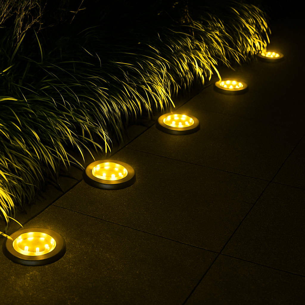 Solar Pathway Stake Lights for Garden, Yard & Walkway – Weatherproof LED Outdoor Lighting Set