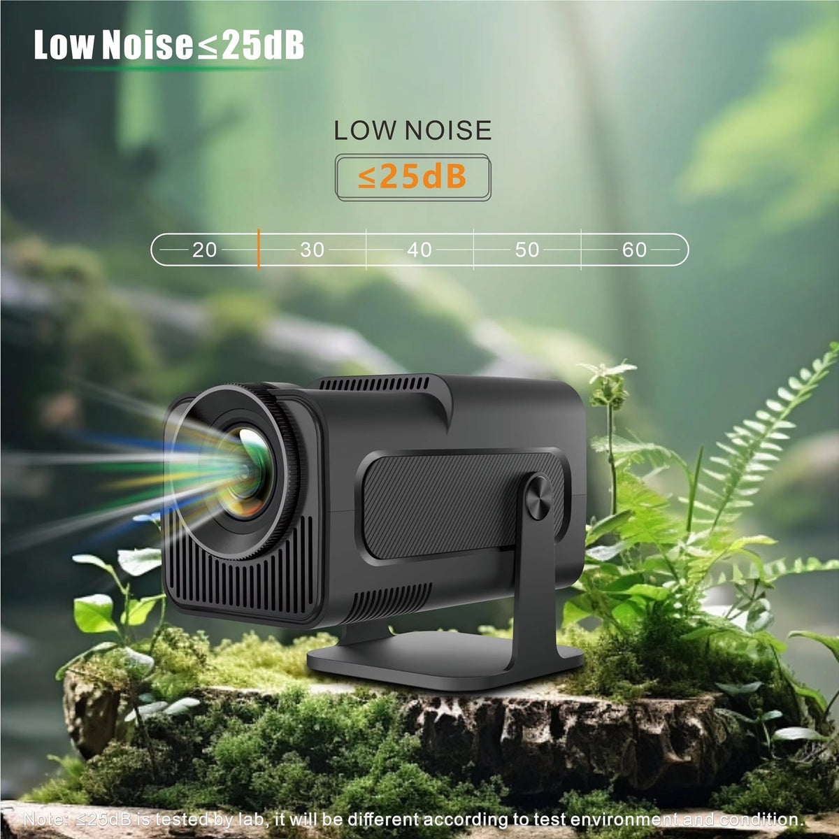 Portable Mini Projector 1080p Full HD Android WiFi LED Home Theater Up to 150 Inch Screen for Indoor Outdoor Movies Gaming