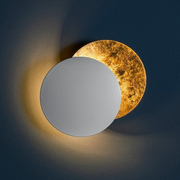 Crescent Moon Wall Sconce – Ambient LED Light Fixture for Living Room, Bedroom & Hallway – Modern Minimalist Design with Soft Warm Glow