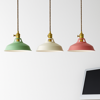 Hanging Ceiling Fixture with 39 in Adjustable Suspension E27 Metal Shade for Kitchen Island Dining Room Modern Drop Light