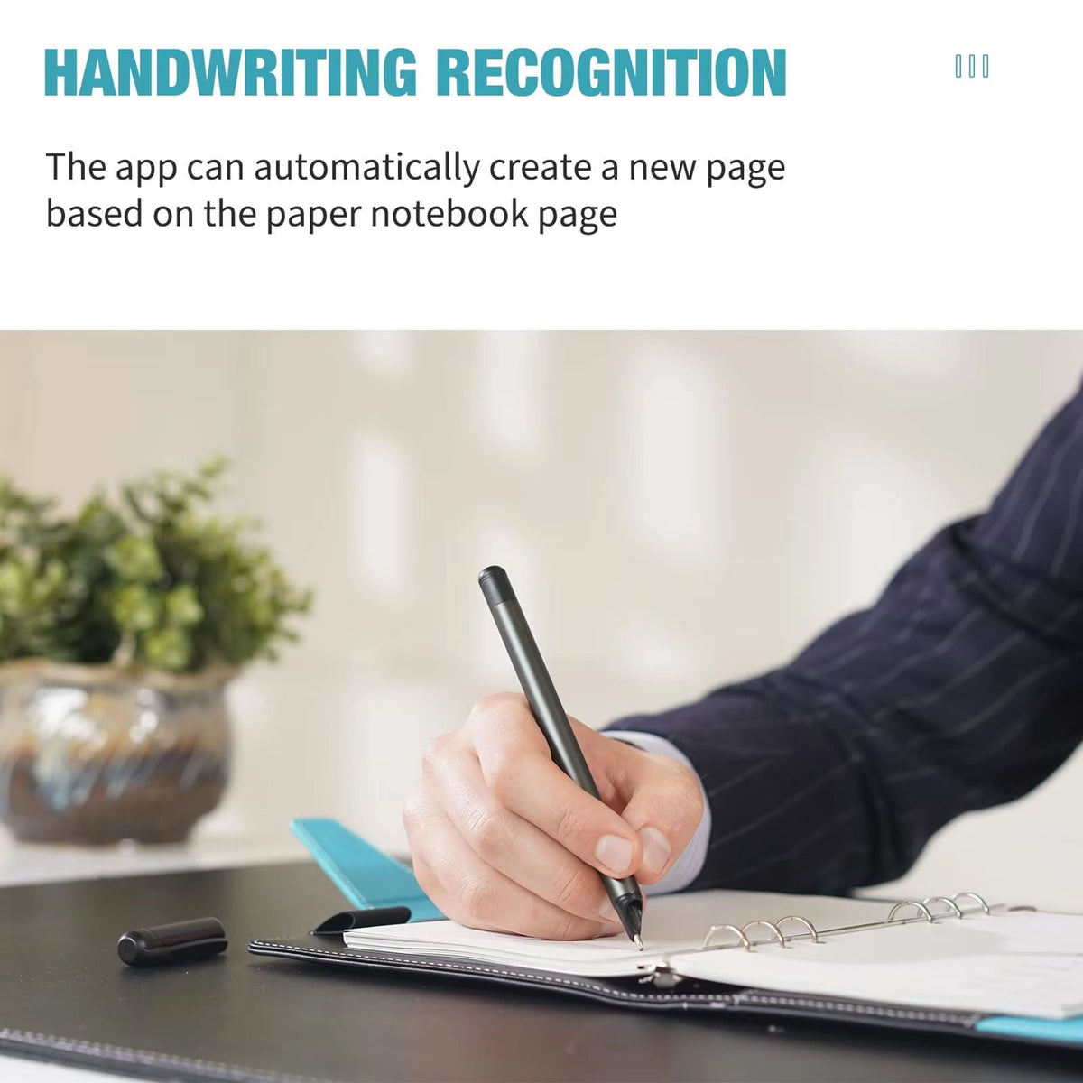 Smart Pen with Real-Time Handwriting to Text Conversion – Wireless Note Digitizer for Students, Professionals & Meetings – Works with Any