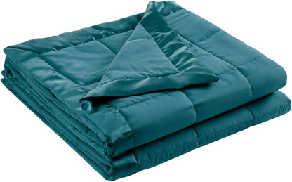 Windom Collection | Down Alternative Blanket with Moisture-Wicking Treatment | Lightweight & Soft Bed Cover for All Seasons, Satin Trim