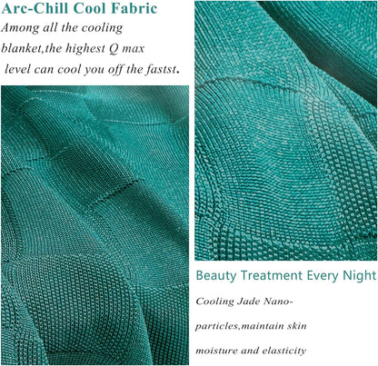 Chill Comfort | Cooling Summer Blanket with Double-Sided Cold Effect | Breathable & Lightweight for Hot Sleepers
