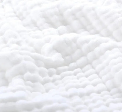 Soft Cotton Muslin Throw Blanket - Lightweight All-Season Comfort for Couch, Bed & Living Room - Hypoallergenic Breathable Fabric