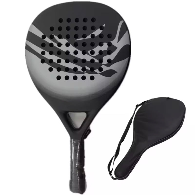 Carbon Fiber Padel Racket for Beginners – EVA Foam Core, Lightweight 13 oz Design, Non-Slip Handle for Easy Control & Comfort