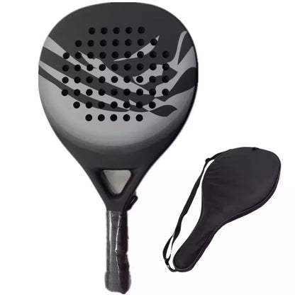 Carbon Fiber Padel Racket for Beginners – EVA Foam Core, Lightweight 13 oz Design, Non-Slip Handle for Easy Control & Comfort