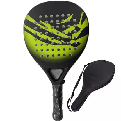 Carbon Fiber Padel Racket – Lightweight 12.9 oz with EVA Foam Core & Ergonomic Grip for New Players