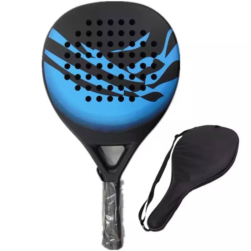 Carbon Fiber Padel Racket for Beginners – EVA Foam Core, Lightweight 13 oz Design, Non-Slip Handle for Easy Control & Comfort
