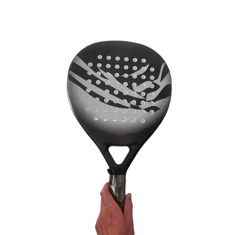 Carbon Fiber Padel Racket – Lightweight 12.9 oz with EVA Foam Core & Ergonomic Grip for New Players