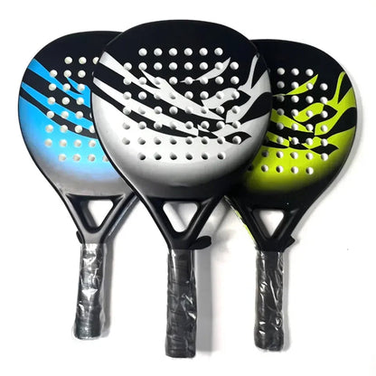 Carbon Fiber Padel Racket for Beginners – EVA Foam Core, Lightweight 13 oz Design, Non-Slip Handle for Easy Control & Comfort