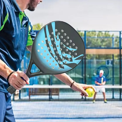 Carbon Fiber Padel Racket for Beginners – EVA Foam Core, Lightweight 13 oz Design, Non-Slip Handle for Easy Control & Comfort