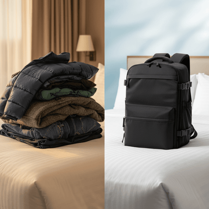 Travel Backpack with Vacuum Compression – Fits Airline Personal Item