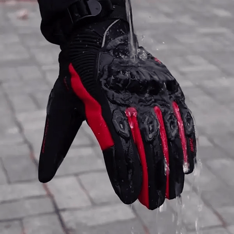 Thermo Grip | Waterproof Insulated Motorcycle Gloves with Advanced Fleece | Comfortable Protection for Winter Riding