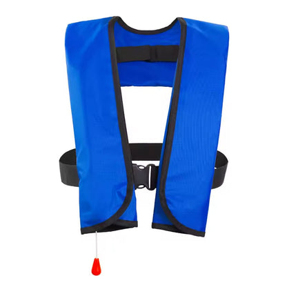 Auto-Inflate Life Vest – 150N Buoyancy, 3-5 Second Deployment, Adjustable Fit for Adults up to 330 lbs, SOLAS Reflective Strips, Neoprene