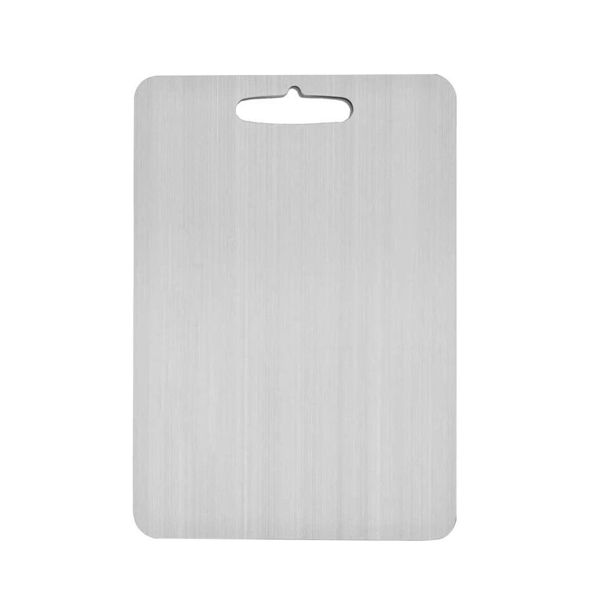 Metal Prep Surface with Antimicrobial Coating for Kitchen – Knife-Safe, Non-Porous & Stain-Proof Chopping Block