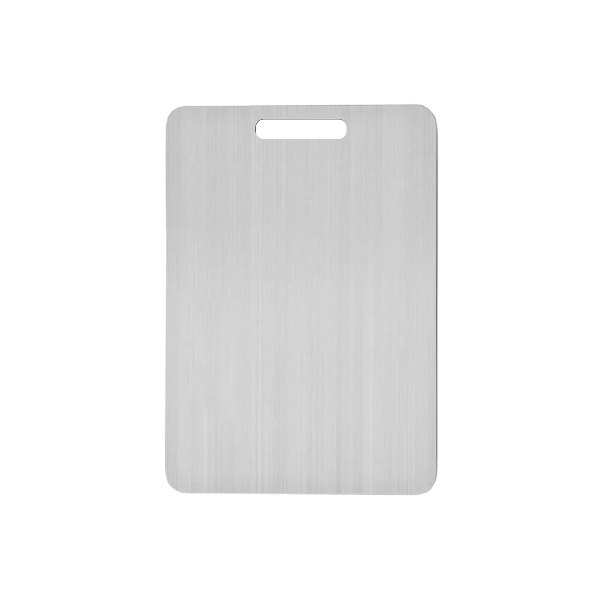 Metal Prep Surface with Antimicrobial Coating for Kitchen – Knife-Safe, Non-Porous & Stain-Proof Chopping Block