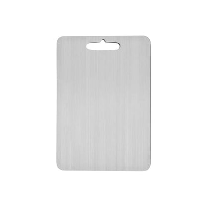 Metal Prep Surface with Antimicrobial Coating for Kitchen – Knife-Safe, Non-Porous & Stain-Proof Chopping Block