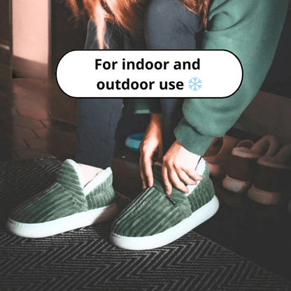 Plush Cushioned House Slippers for Women & Men – Soft Memory Foam Indoor Outdoor Footwear with Durable Non-Slip Sole