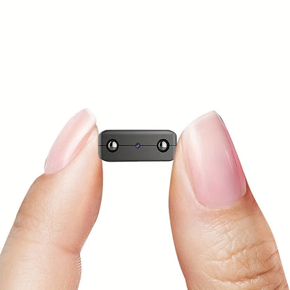 Pocket-Sized Security Camera 1080p HD with Infrared Night Vision & Motion Alerts for Home Monitoring