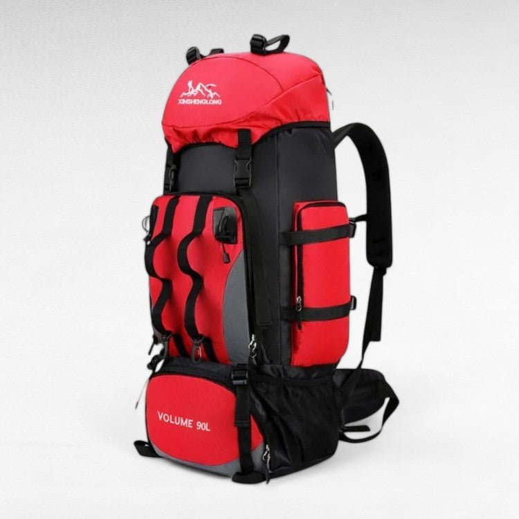 90-Liter Expedition Backpack – Water-Resistant Trekking Pack for Camping & Extended Travel