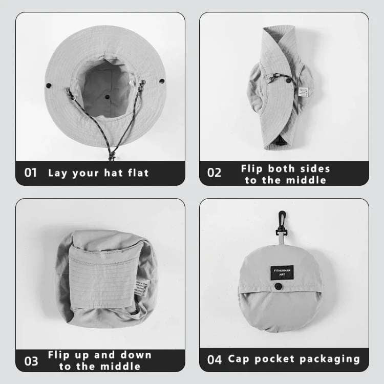 Wide Brim Sun Hat for Women UPF 50+ UV Protection Packable Beach Hat Lightweight Breathable Summer Travel Vacation Garden Poolside Outdoor
